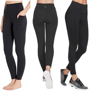 NEW Skechers GoWalk GoFlex High Waisted Leggings with Pockets Yoga Pants Stretch